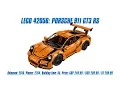 Lego Technic 42056 Porsche 911 GT3 RS Unboxing Parts List Speed Build Review