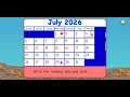 Starfall Daily Calendar - July 29 2026
