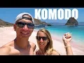 Komodo Nationalpark Indonesien Pink Beach Komodowarane und Padar Island VLOG 470