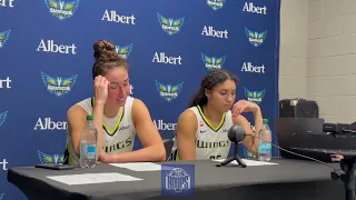 Dallas Wings Postgame Media Jessica Shepard Azzi Fudd vs Toronto Tempo July 5 2026