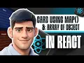 How to Create Dynamic Cards in React using Map Array of Objects ReactJS Tutorial Hindi