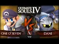 Download Lagu Ultimate Souls IV | Winners Semi-Final - One O'Seven (Mario) vs Dani (Meta Knight)