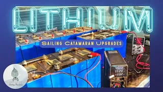 Catamaran Life in Greece: DIY Lithium Battery & Solar Panel Upgrade!