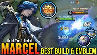 the next meta new hero marcel best build and emblem build top 1 global marcel mlbb