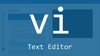 Linux Command Tutorial The vi Command