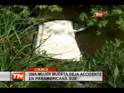 Una mujer muerta deja accidente en panamericana sur