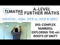 A-Level Further Maths B10-01 Complex Numbers Exploring the nth Roots of Unity