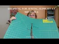 Michaels Sewing Aisles Expectation vs Reality