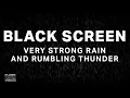Download Lagu Sleep Rapidly with Strong Rain and Rumbling Thunder | Find Peace, Sleep Sounds, Black Screen