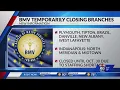 Indiana BMV to temporarily close 8 branches for October including 2 Indy locations
