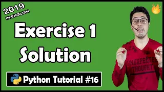 Exercise 1 Solution Shoutouts Python Tutorial