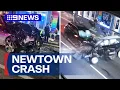 Download Lagu Multiple people taken to hospital after a horror high-speed crash in Newtown | 9 News Australia