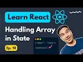 Using Array in State in ReactJS