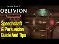 Oblivion Remastered Speechcraft guide persuasion explained how to persuade in The Elder Scrolls 4