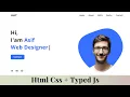 ASMR Programming - Portfolio Website HTML CSS JS No Talking