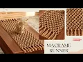 DIY Macrame Table Runner Elegant Boho Decor Tutorial