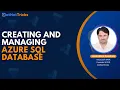 Creating and Managing Azure SQL Database Tutorial Introduction to SQL Database DotNetTricks
