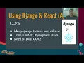 Integrating React in the Django way with Jiten Sidhpura - DjangoCon US 2022