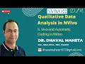 5 Vivo Coding and Automatic Coding in NVivo Dr Dhaval Maheta