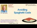 L09 01 Avoiding Spaghetti Code Title
