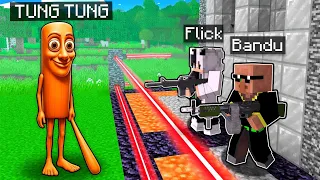 😱Tung Tung Tung Sahur Vs Best Security Villager in Minecraft!