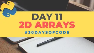 2D Arrays 30 Days of Code in Python Day 11