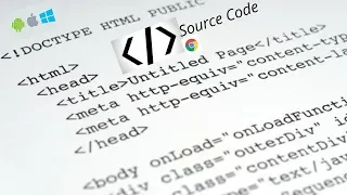 How To View Page Source In Mobile And PC Chrome  How To View Page Source In Mobile And PC Chrome