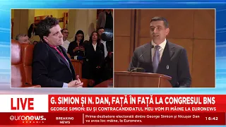 George Simion și Nicușor Dan, față-n față la Congresul Blocului Național Sindical