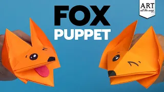 DIY Origami Fox Puppet | Quick & Easy Paper Craft