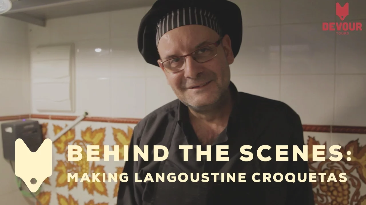 Behind the Scenes of a Tapas Bar: Making Langoustine Croquetas
