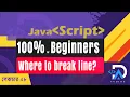 - Line Breaks JavaScript Bangla Tutorial For Beginners