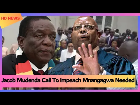 Download MP3 Jacob Mudenda Call To Impeach Mnangagwa Needed