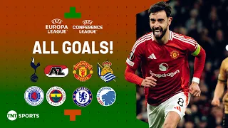 Bruno Fernandes Hat-Trick 🔥| BRITISH Europa & Conference League Round Of 16 Second Leg Highlights