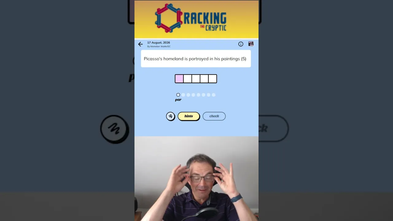 MinuteCryptic in a Minute - 17 August 2026 - Lovely!