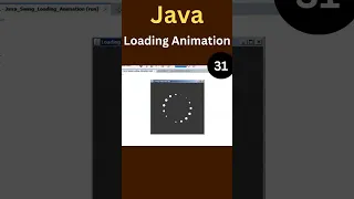 Java Swing Create Beautiful Loading Circle Animation Using Timer