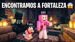 LEVEI O TOBI PARA MINERAR, MAS ENCONTRAMOS ALGO ASSUTADOR NO MINECRAFT 😮😮