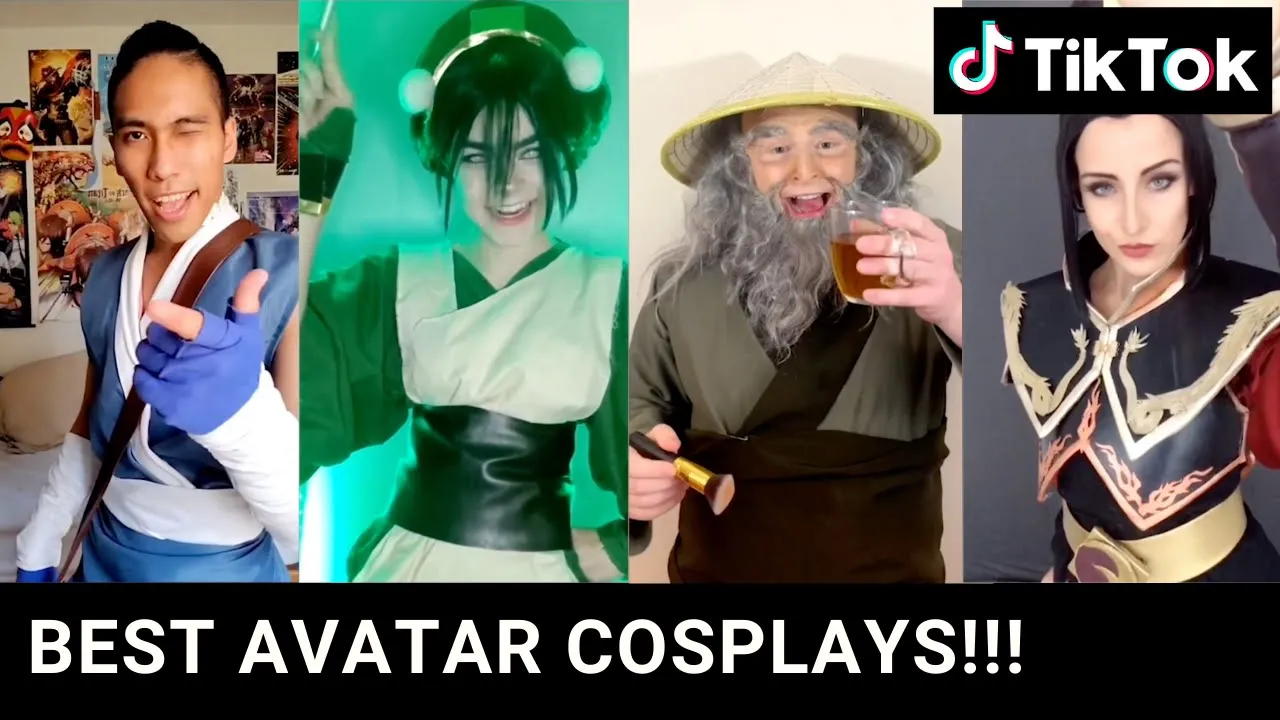 TikTok AVATAR Cosplay Compilation - Pass the Brush ATLA Edition