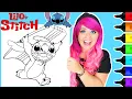 Coloring Lilo Stitch Surfboard Coloring Page Ohuhu Art Markers