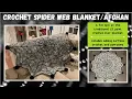 Download Lagu Crochet Spiderweb Blanket/Afghan with pom-poms - a fun take on the traditional 12 point star blanket