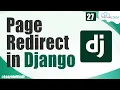 What is Redirect and How to Redirect Page in Django Django Tutorial