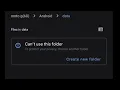 Can t use folder error android 11 12 13 unable to access data folder