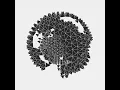 The Sphere of Spines Draw by openFrameworks