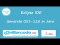 How to create print GS1-128 barcodes using OnBarcode Java GS1-128 Barcode Generator library