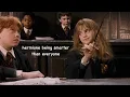 hermione granger being smarter than everyone