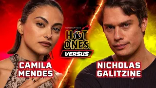 Camila Mendes vs Nicholas Galitzine Hot Ones Versus