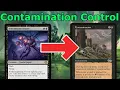 NOT EVEN YOUR BASICS LANDS WORK Mono Black Contamination Control Legacy MTG