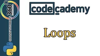 Learn Python with CodeCademy Loops