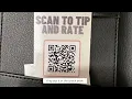 Accept tips by QR code Implement a e-tipping system