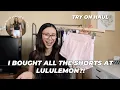 The Ultimate Lululemon Shorts Haul 2024 Try On Review Comparison