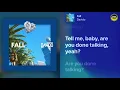 Davido - Fall (Lyrics)  |  Apple Music
